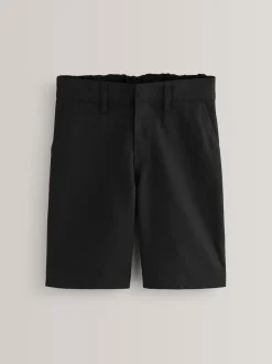 Next Noir - Short d'école à devant plat (3-14ans) Outlet