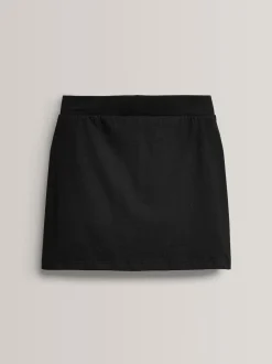 Next Noir - Short d'écolier extensible en jersey de coton riche (3-16ans) Discount