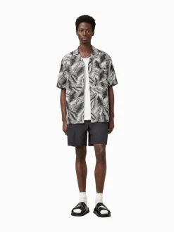 All Saints Noir - Short de bain AllSaints Warden Outlet