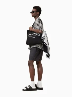 All Saints Noir - Short de bain AllSaints Warden Outlet