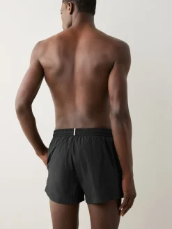 BOSS Noir - Short de bain Mooneye à logo Hot