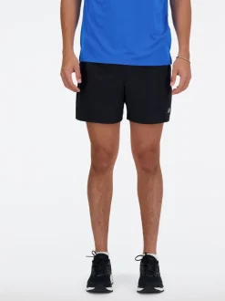 New Balance Noir - Short de course Essential 5pouces pour homme