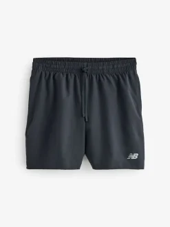 New Balance Noir - Short de course Essential 5pouces pour homme