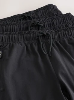 Next Noir - Short de sport léger 3 Pack (3-16ans) Online