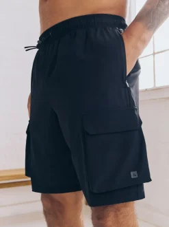 Next Noir - Short d’entraînement Active Cargo Gym New