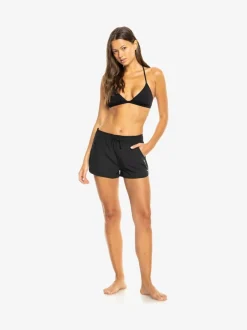 Roxy Noir - Short Wave 2 pouces avec logo Outlet