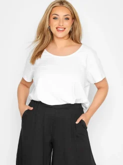 Yours Curve Noir - Shorts en jersey New