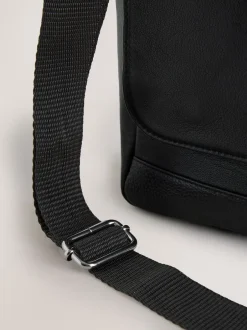 Next Noir - Signature Leather Messenger Bag Sale