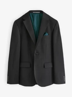 Next Noir - - Veste de costume texturée Skinny Fit (Skinny Fit) Discount