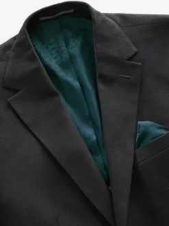 Next Noir - - Veste de costume texturée Skinny Fit (Skinny Fit) Discount