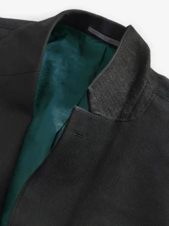 Next Noir - - Veste de costume texturée Skinny Fit (Skinny Fit) Discount