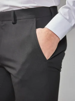 Next Noir - - Pantalon de costume de smoking Skinny Fit (Skinny Fit) New