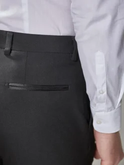 Next Noir - - Pantalon de costume de smoking Skinny Fit (Skinny Fit) New