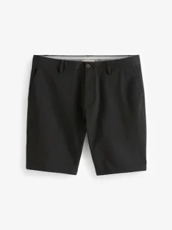 Next - Slim Fit (Slim Fit) - Short chino stretch Noir Clearance