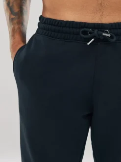 Next Noir - Slim Fit (Slim Fit) - Pantalon de Joggings en coupe ajustée à dos brosse Discount