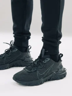 Next Noir - Slim Fit (Slim Fit) - Pantalon de Joggings en coupe ajustée à dos brosse Discount