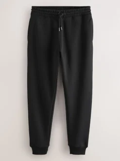 Next Noir - Slim Fit (Slim Fit) - Pantalon de Joggings en coupe ajustée à dos brosse Discount