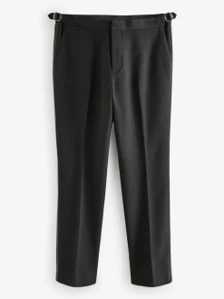 Next Noir - Slim Fit (Slim Fit) - Pantalon de smoking ajustable avec laine Online