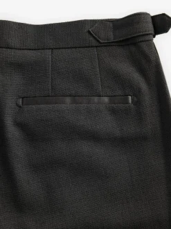 Next Noir - Slim Fit (Slim Fit) - Pantalon de smoking ajustable avec laine Online