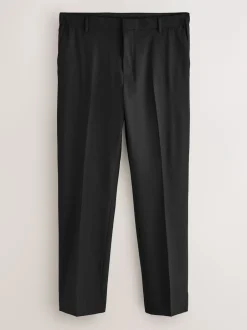 Next Noir - Slim Fit (Slim Fit) - Pantalons de smoking texturés Motionflex avec bande latérale Best