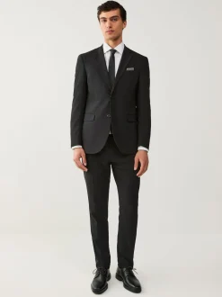 Next Noir - Slim Fit (Slim Fit) - Veste de costume Essential Discount