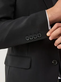 Next Noir - Slim Fit (Slim Fit) - Veste de costume Essential Discount