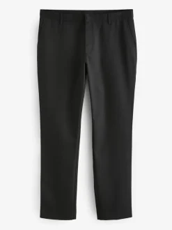 Next Noir - Slim Fit (Slim Fit) - Pantalon élégant uni sur le devant Online