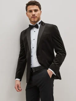 Next Noir - Slim Fit (Slim Fit) - Blazer en velours Hot