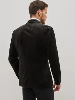 Next Noir - Slim Fit (Slim Fit) - Blazer en velours Hot