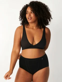 Sloggi Noir - Slip de contrôle Discount