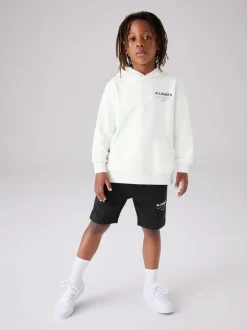 smALLSAINTS - Short Underground Sweat 100% coton Noir Discount