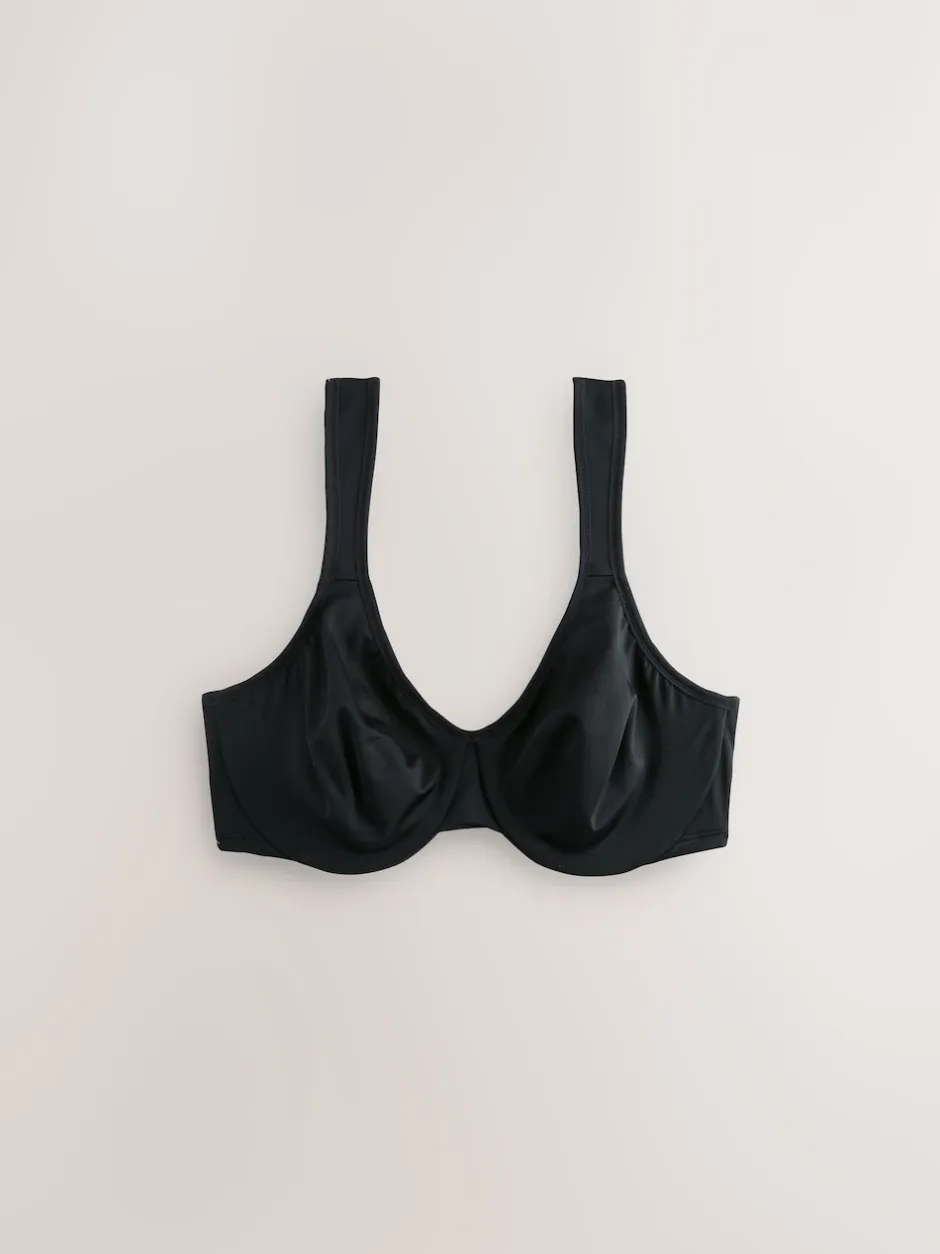 Next Noir - Soutien-gorge DD+ ultra doux confortable à bretelles rembourrées minimisant Best