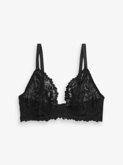 Next Noir - Soutien-gorge Dentelle Ultimate Comfort DD+ non rembourré pigeonnant Sale