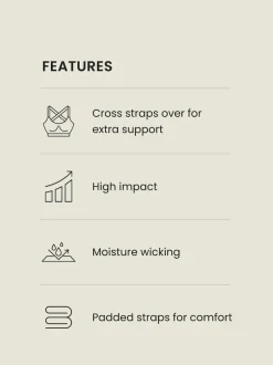 Next Noir - Soutien-gorge non rembourré BG Active Sports High Impact Dry Tech Sale