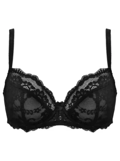 Pour Moi - Soutien-gorge Fleur à balconnet Noir Online