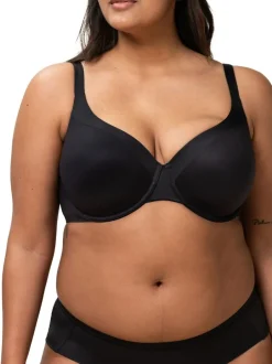 Triumph Noir - Soutien-gorge rembourré Body make-up au toucher doux Hot