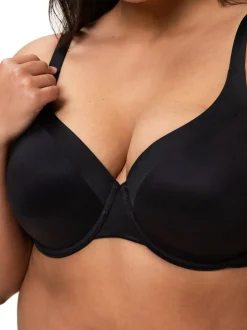 Triumph Noir - Soutien-gorge rembourré Body make-up au toucher doux Hot