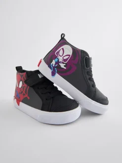Next Noir - Spidey et Friends Elastique Lace Fermeture par contact Bottes New