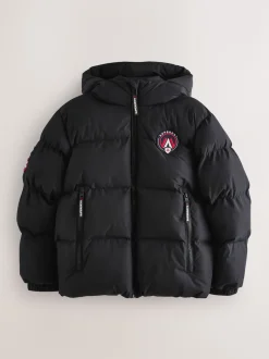 Superdry Noir - Sports Puffer Coat Discount