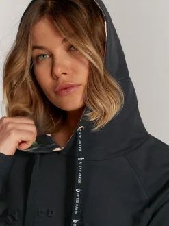 B by Ted Baker - Sweat long à capuche Noir Best