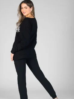 Pineapple - Sweat monstre oversize Noir