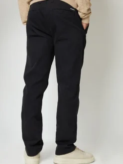 Threadbare Noir - Coupe droite Canvas Pantalons With Extensible Sale