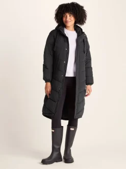 Tog 24 Noir - Raleigh Thermal Padded À capuche Long Coat Outlet