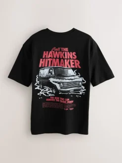 Next Noir - T-shirt à imprimé graphique Stranger Things Online