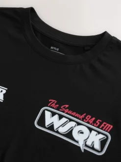 Next Noir - T-shirt à imprimé graphique Stranger Things Online