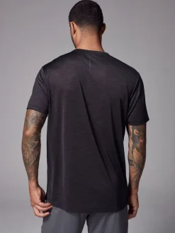 Next - T-shirt à manches courtes - Haut d’entraînement Active Gym Noir Clearance