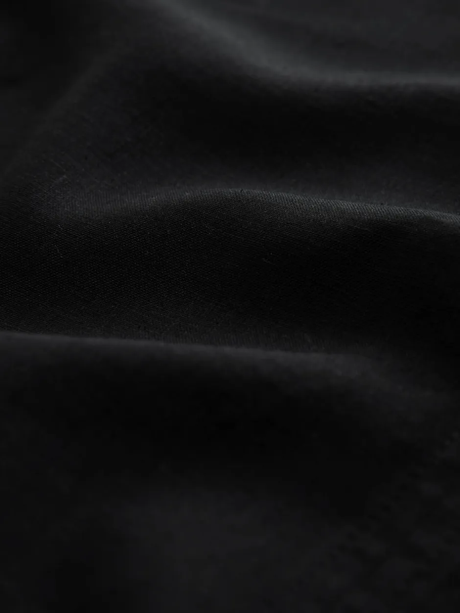 Next Noir - T-shirt avec lin Discount