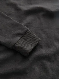 Next - T-shirt confortable à manches longues (3-16 ans) Noir Outlet