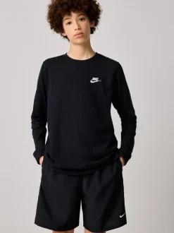 Nike Noir - T-shirt  de sport à manches longues Sale