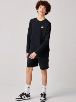 Nike Noir - T-shirt  de sport à manches longues Sale